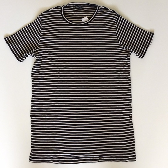 Brandy Melville Oversized stripe Top T-shirt dress oversized shirt - Picture 2 of 7